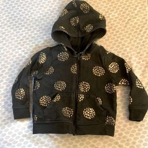 18 month zip up hoodie